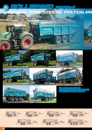 Devirm römorkları Rolland ROLLSPEED 6332