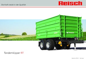 Tipping trailers Reisch RT-140