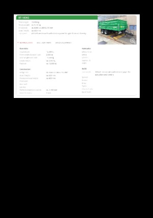 Tipping trailers Reisch RT-160KS