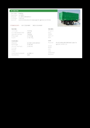 Tipping trailers Reisch RT-200.550