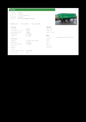 Devirm römorkları Reisch RTD-80