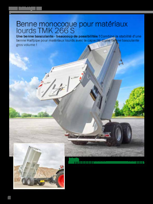 Devirm römorkları Fliegl TMK 266 S