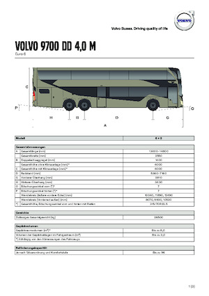 Touring / Motor Choaches Volvo Buses 9700 DD