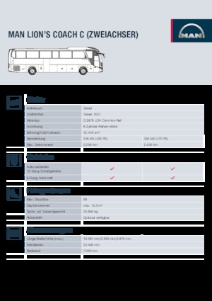 Touring / Motor Choaches MAN Lion’s Coach C