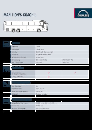 Touring / Motor Choaches MAN Lion’s Coach L