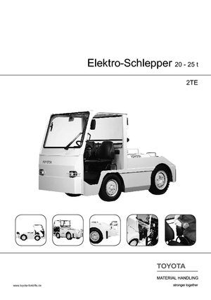 Çekici traktörler Toyota 2 TE 18 