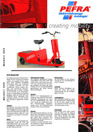 Çekici traktörler PEFRA 505