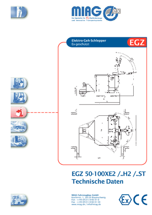 Tow tractors Miag EGZ 100 XE 2