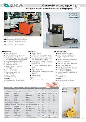 Çekici traktörler Baka EGZ 5010 SO