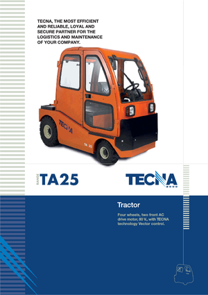 Tow tractors Tecna TA 25