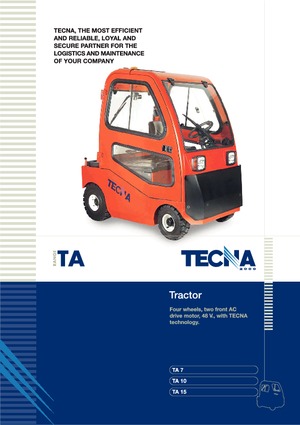 Tow tractors Tecna TA 10