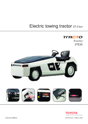 Tow tractors Toyota 3TE25	
