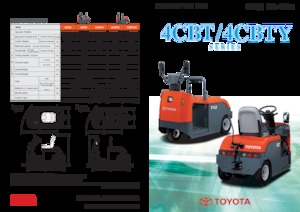 Tow tractors Toyota 4 CBT k 4