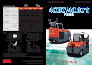 Tow tractors Toyota 4 CBTY k 4 