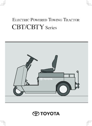Tow tractors Toyota CBT 6 