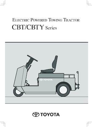 Tow tractors Toyota CBTY 4 