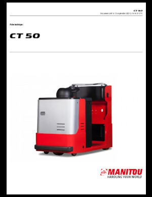 Tow tractors Manitou CT 50