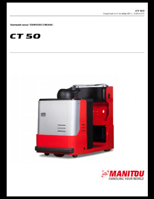 Tow tractors Manitou CT 50