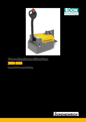 Tow tractors Jungheinrich EZS 010