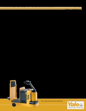 Tow tractors Yale MTR007-F