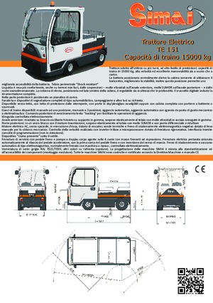 Tow tractors Simai TE 151