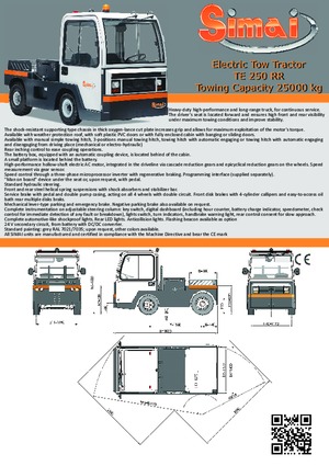 Tow tractors Simai TE 250 RR