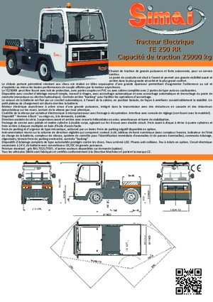 Tow tractors Simai TE 250 RR