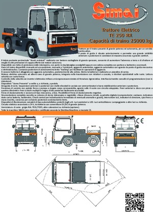 Tow tractors Simai TE 250 RR