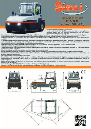 Tow tractors Simai TE 600 R
