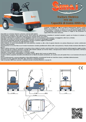 Tow tractors Simai TTE 40 ac