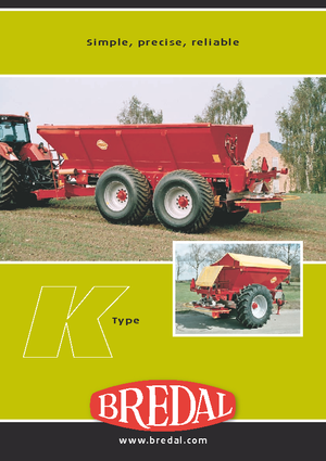 Fertiliser spreaders Bredal K 105 LB