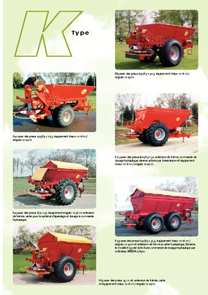 Fertiliser spreaders Bredal K 105 LB