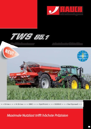 Fertiliser spreaders Rauch TWS 85.1