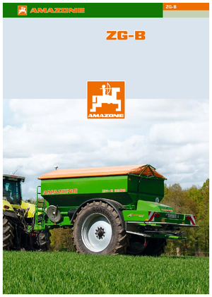 Fertiliser spreaders Amazone ZG-B 8200 