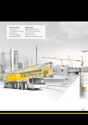 Tower Crane Truck-mounted - Trolley B. - Bottom Sl. Liebherr MK 88