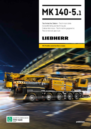 Tower Crane Truck-mounted - Trolley B. - Bottom Sl. Liebherr MK 140-5.1