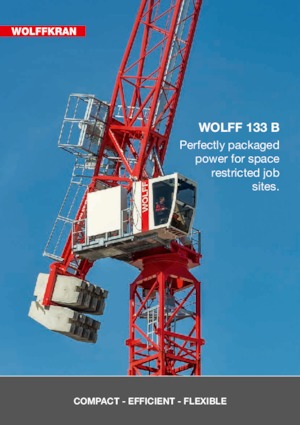 Tower Cranes - Luffing Boom - Top-slewing Wolffkran 133.8 B 