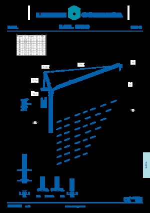 Tower Cranes - Luffing Boom - Top-slewing Comansa LCL 500