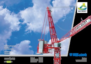 Tower Cranes - Luffing Boom - Top-slewing Wilbert WT 2705 L e.tronic
