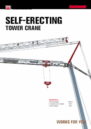 Tower Cranes - Trolley Boom - Bottom-slewing Terex Comedil (Zeppelin) CBR 24 Plus