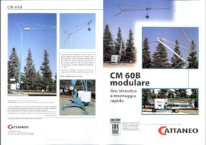 Tower Cranes - Trolley Boom - Bottom-slewing Cattaneo CM 60B