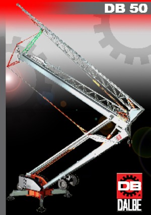 Tower Cranes - Trolley Boom - Bottom-slewing Gru Dalbe DB 50