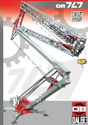 Tower Cranes - Trolley Boom - Bottom-slewing Gru Dalbe DB747