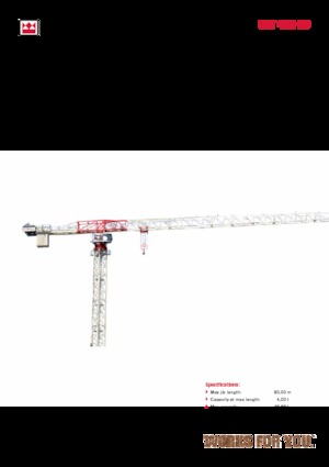Tower Cranes - Trolley Boom - Top-slewing Terex Comedil (Zeppelin) CTT 472-20