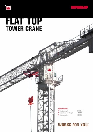 Tower Cranes - Trolley Boom - Top-slewing Terex Comedil (Zeppelin) CTT 561A-20