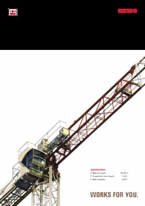 Tower Cranes - Trolley Boom - Top-slewing Terex Comedil (Zeppelin) CTT 91-5