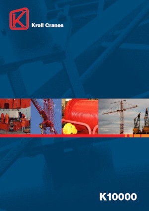 Tower Cranes - Trolley Boom - Top-slewing Kroll K10000