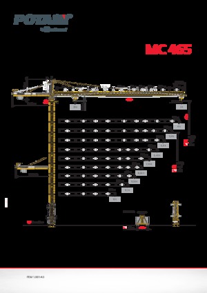 Tower Cranes - Trolley Boom - Top-slewing Potain MC 465