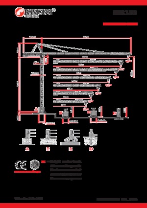 Tower Cranes - Trolley Boom - Top-slewing Raimondi MR183