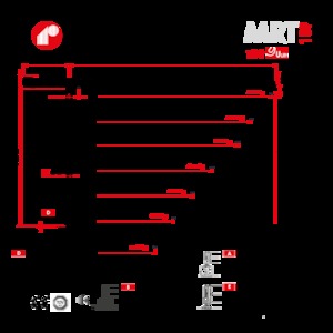 Tower Cranes - Trolley Boom - Top-slewing Raimondi MRT189